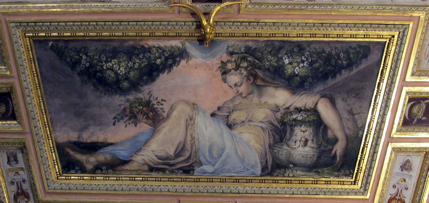Sala di Opi - autunno, di Vasari, Cristoforo Gherardi e Marco da Faenza, Palazzo Vecchio, Firenze